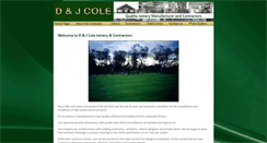Desktop Screenshot of djcole.co.uk